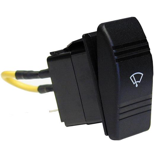 Schmitt Marine Wiper Switch - 3-Position Rocker [40400]